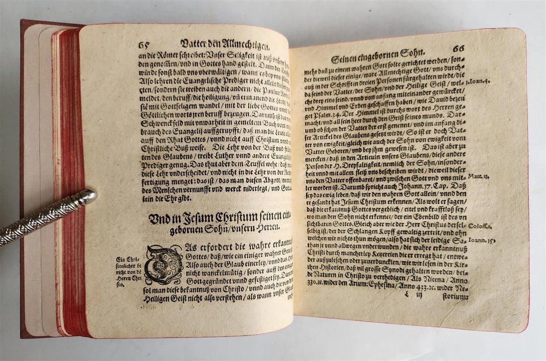 1575 THEOLOGY by D. TOSSANUS in GERMAN antique - 6