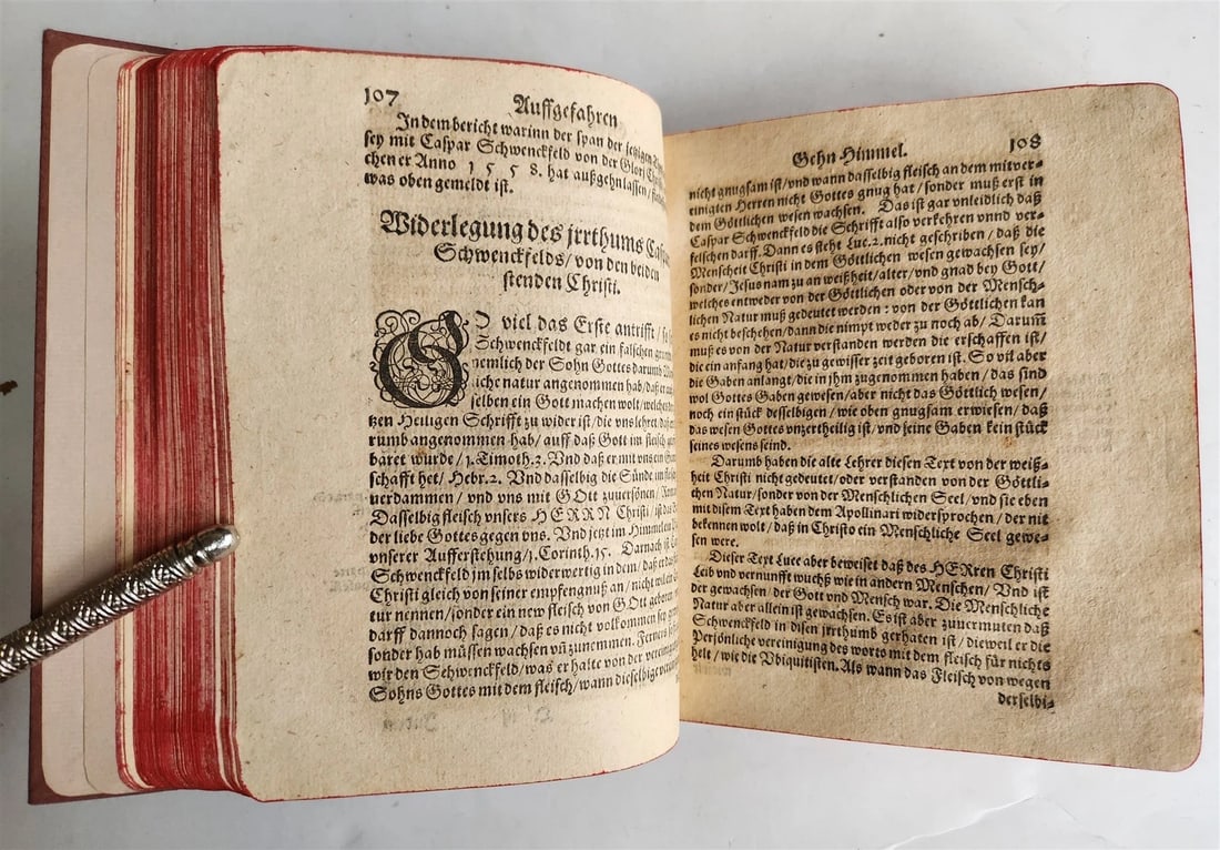1575 THEOLOGY by D. TOSSANUS in GERMAN antique - 7