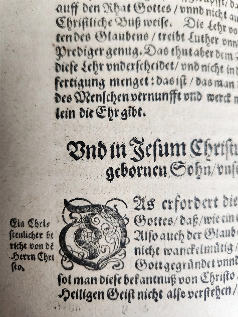 1575 THEOLOGY by D. TOSSANUS in GERMAN antique - 9