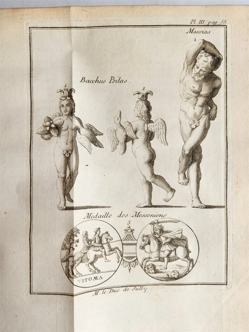 1739 ANCIENT CULTS & ASTROLOGY antique ILLUSTRATED in FRENCH - 7