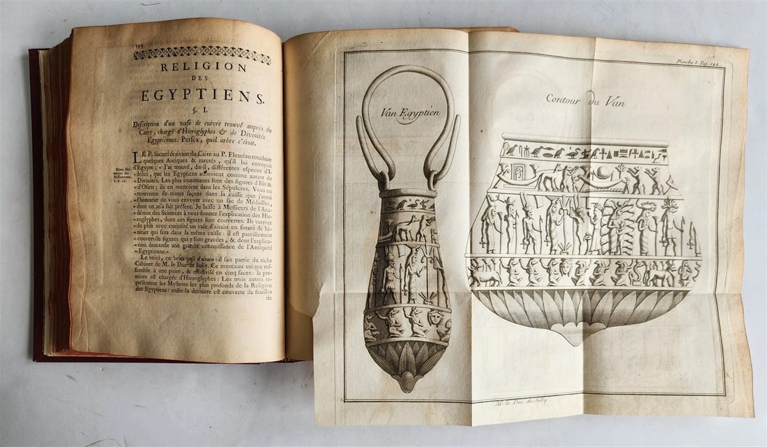 1739 ANCIENT CULTS & ASTROLOGY antique ILLUSTRATED in FRENCH - 9