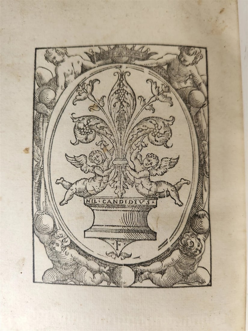1582 DECAMERON by GIOVANI BOCCACCIO 16th CENTURY antique AMAZING BINDING - 3