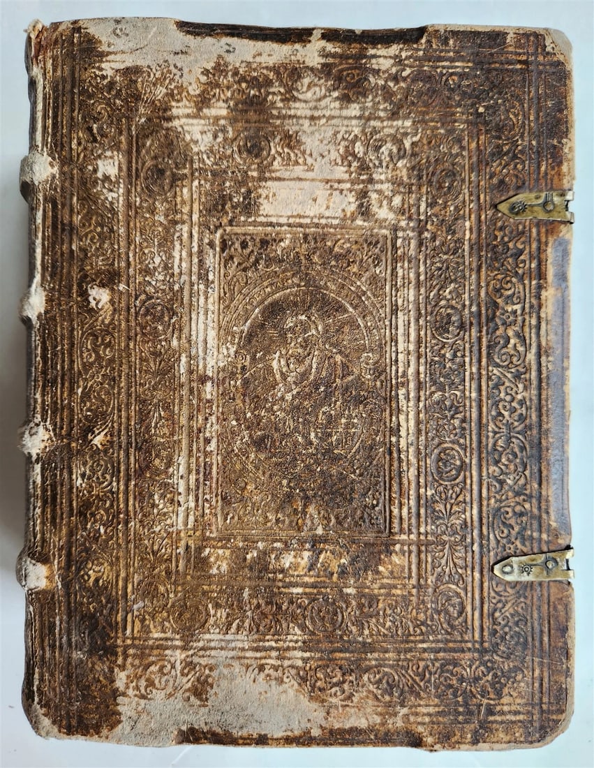 1604 HISTORY of FRANCISCAN ORDER in GERMAN by Mark of Lisbon antique PIGSKIN - 7