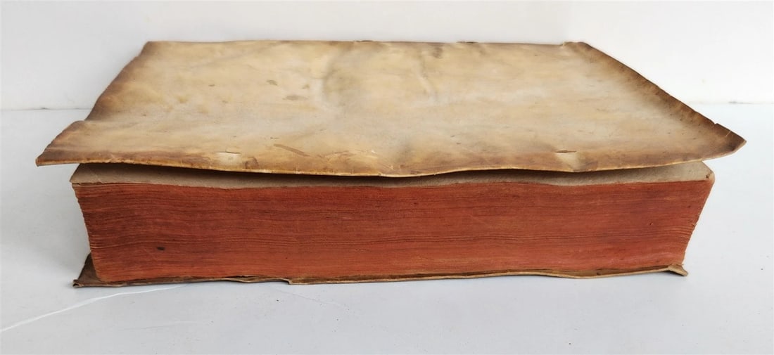 1580 EVANGELICAL INQUISITION in GERMAN antique VELLUM BINDING - 4