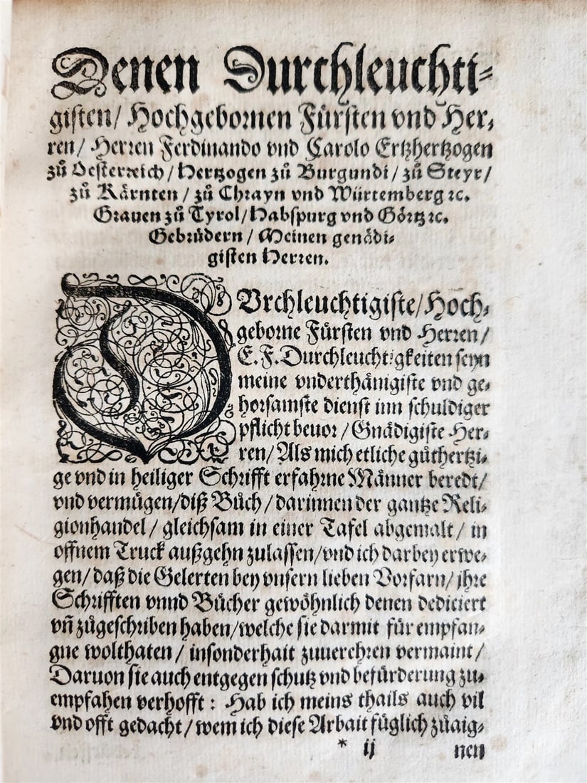 1580 EVANGELICAL INQUISITION in GERMAN antique VELLUM BINDING - 5