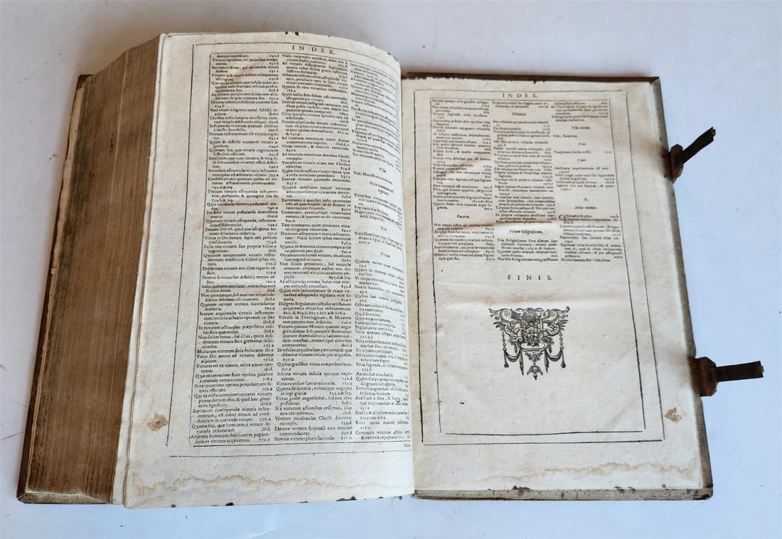 1613 On EXTERMINATION of EVIL & PROMOTION of GOOD antique JESUIT PIGSKIN FOLIO - 12