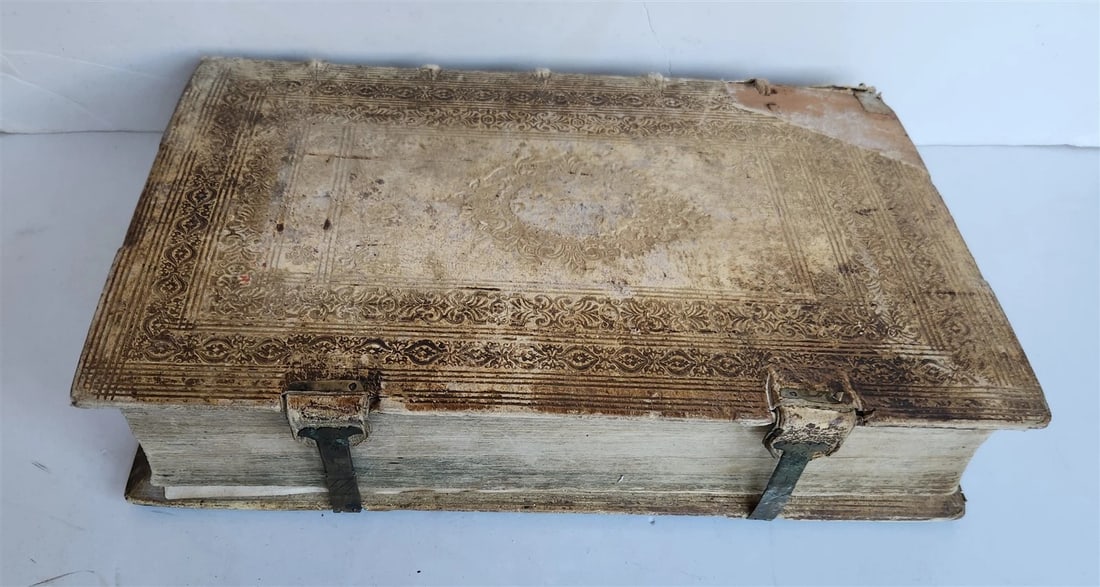 1613 On EXTERMINATION of EVIL & PROMOTION of GOOD antique JESUIT PIGSKIN FOLIO - 3