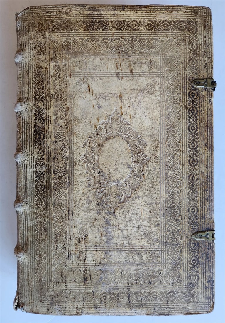 1613 On EXTERMINATION of EVIL & PROMOTION of GOOD antique JESUIT PIGSKIN FOLIO - 5