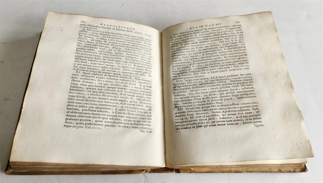 1696 AEGYPTIACA by Witsius antique EGYPTIAN & HEBREW RELIGIOUS CEREMONIES - 6