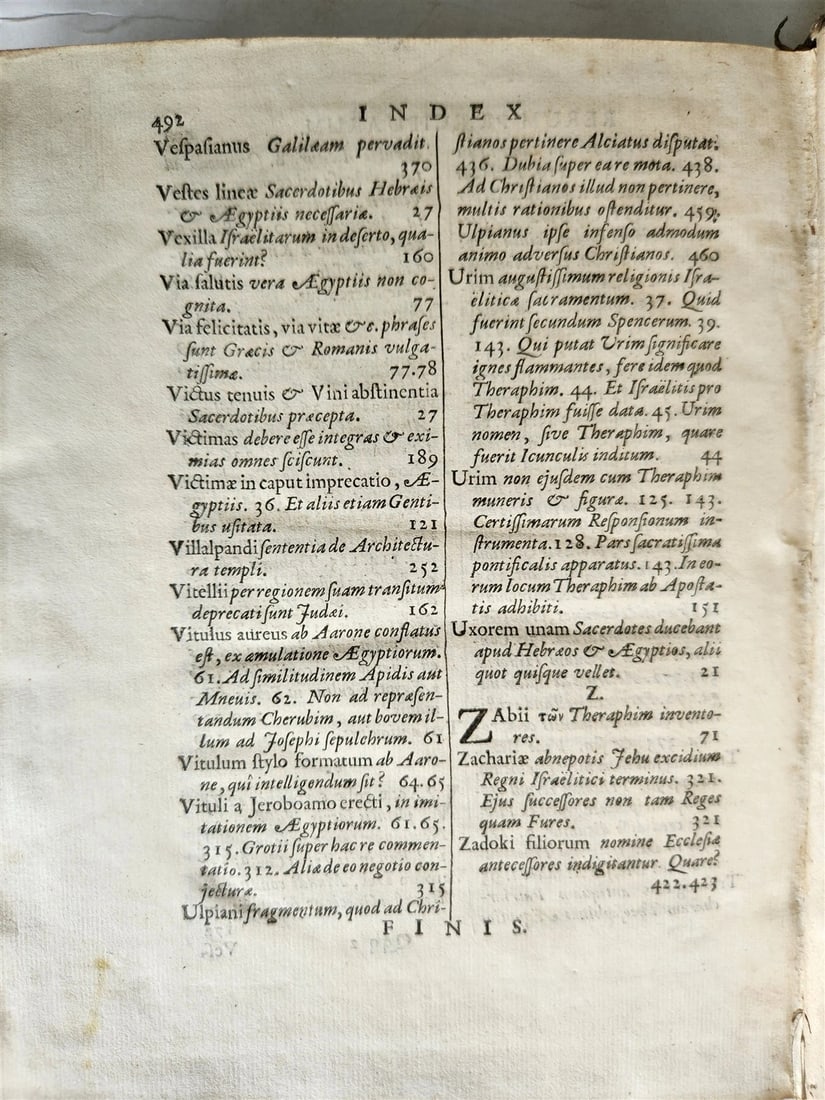1696 AEGYPTIACA by Witsius antique EGYPTIAN & HEBREW RELIGIOUS CEREMONIES - 9