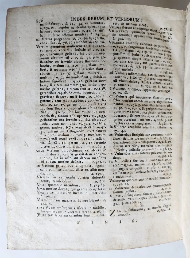 1757 HIPPOCRATES TREATISE antique MEDICAL vellum bound - 7