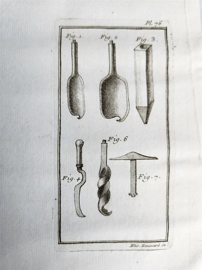 1753 MEDICAL TREATISE ILLUSTRATED ANATOMY by Francois PLANQUE antique V. 4 - 7