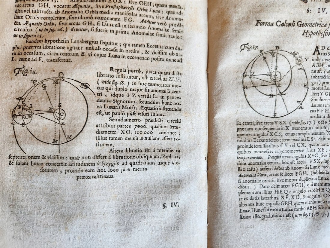 1682 ASTRONOMY ECLIPSES antique Tenebrae Summatim Illustratae Doctrina Eclipsium - 13