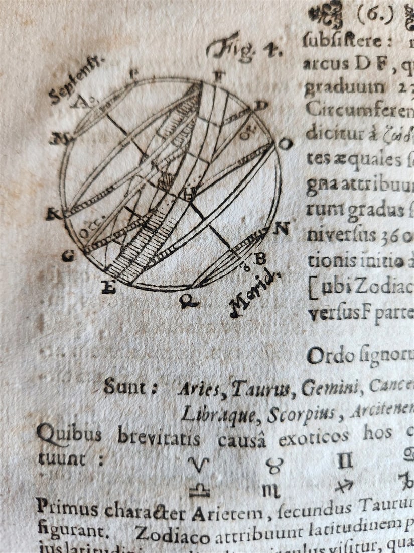 1682 ASTRONOMY ECLIPSES antique Tenebrae Summatim Illustratae Doctrina Eclipsium - 17