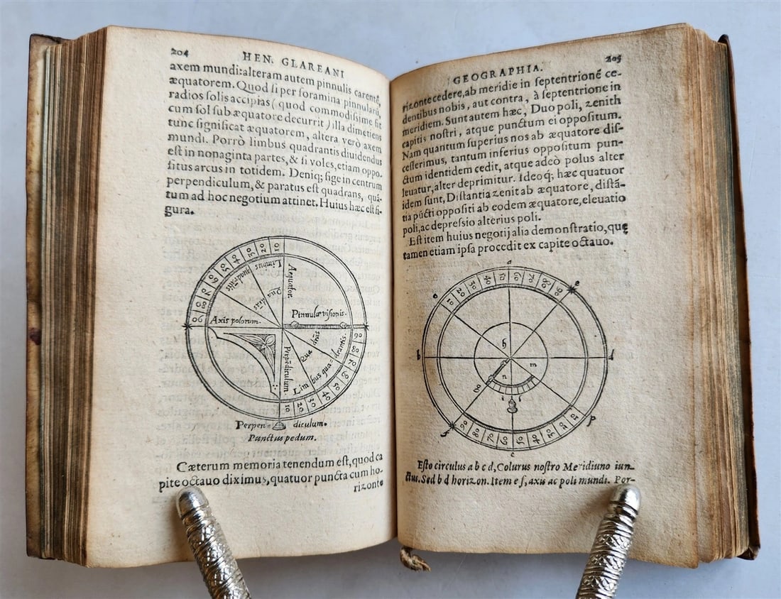 1581 ASTRONOMY Theoricae Novae Planetarum Georg PEURBACH & SACROBOSCO antique - 17