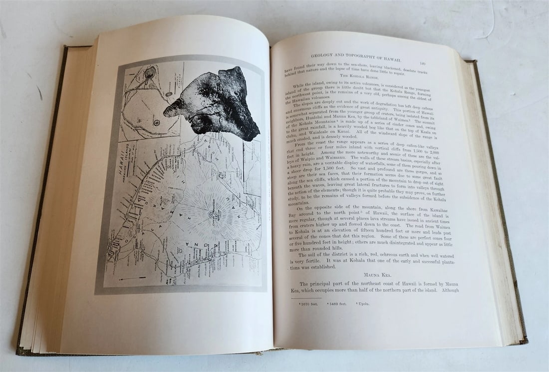 1915 NATURAL HISTORY of HAWAII antique ILLUSTRATED - 5