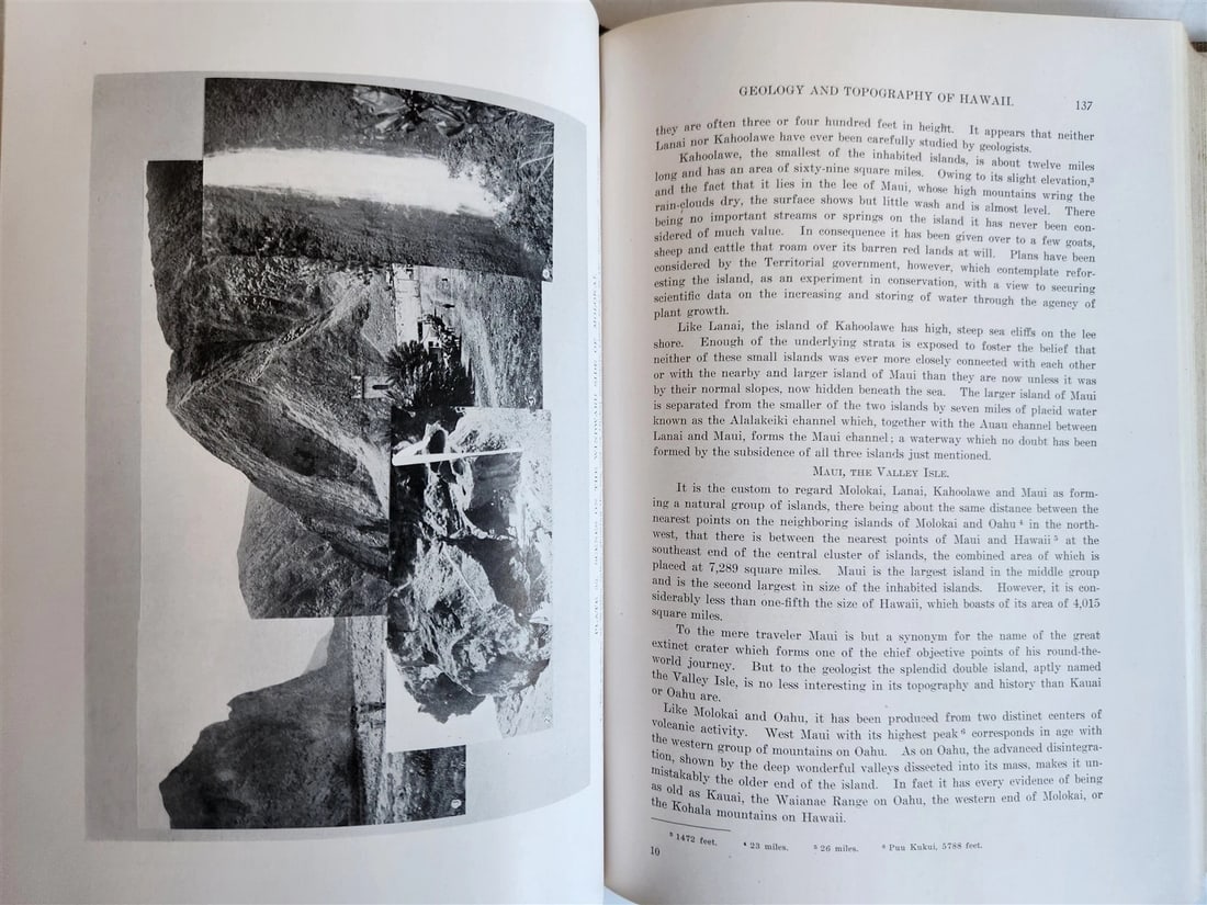 1915 NATURAL HISTORY of HAWAII antique ILLUSTRATED - 6