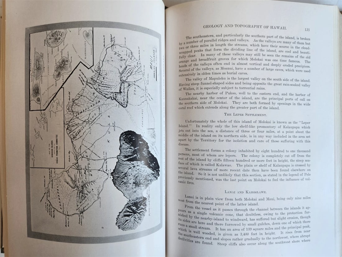 1915 NATURAL HISTORY of HAWAII antique ILLUSTRATED - 7