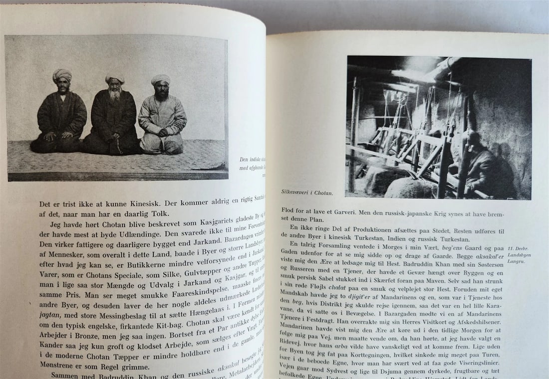 1941 FROM SAMARKAND to PEKING by Mannerheim antique in DANISH ILLUSTRATED - 14