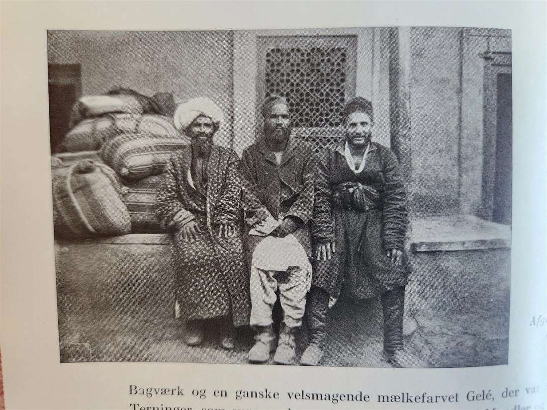 1941 FROM SAMARKAND to PEKING by Mannerheim antique in DANISH ILLUSTRATED - 15
