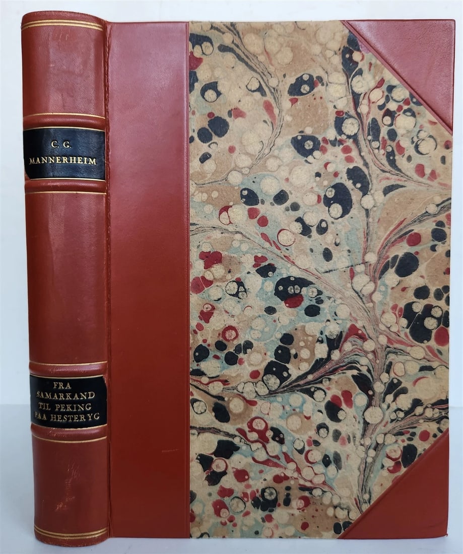 1941 FROM SAMARKAND to PEKING by Mannerheim antique in DANISH ILLUSTRATED - 2