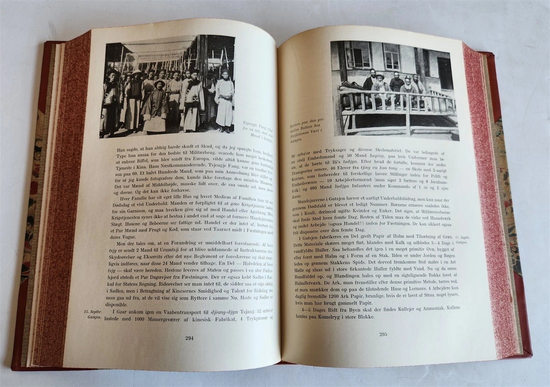 1941 FROM SAMARKAND to PEKING by Mannerheim antique in DANISH ILLUSTRATED - 7