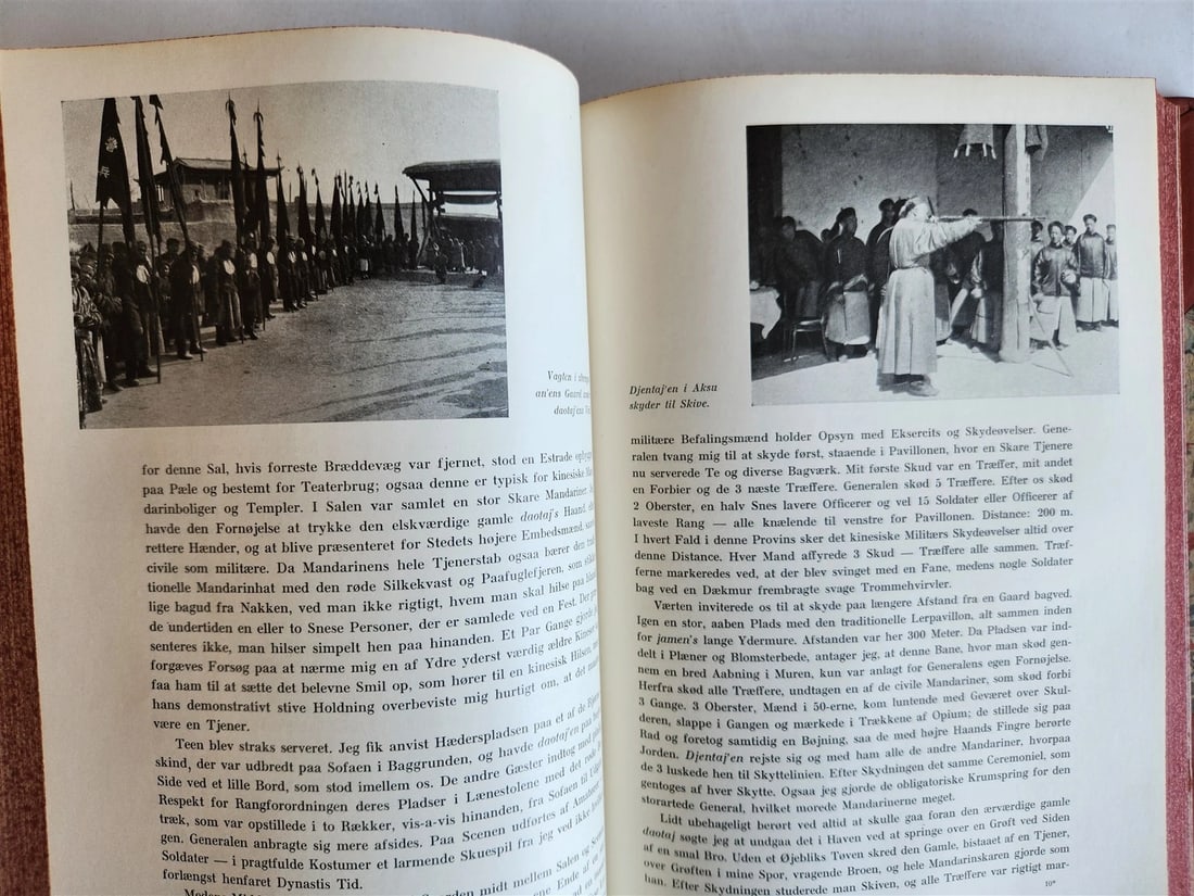 1941 FROM SAMARKAND to PEKING by Mannerheim antique in DANISH ILLUSTRATED - 8