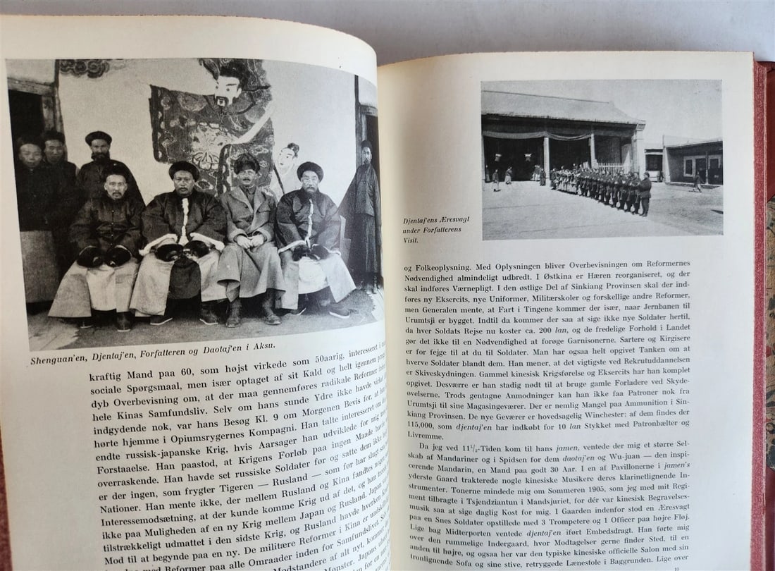 1941 FROM SAMARKAND to PEKING by Mannerheim antique in DANISH ILLUSTRATED - 9
