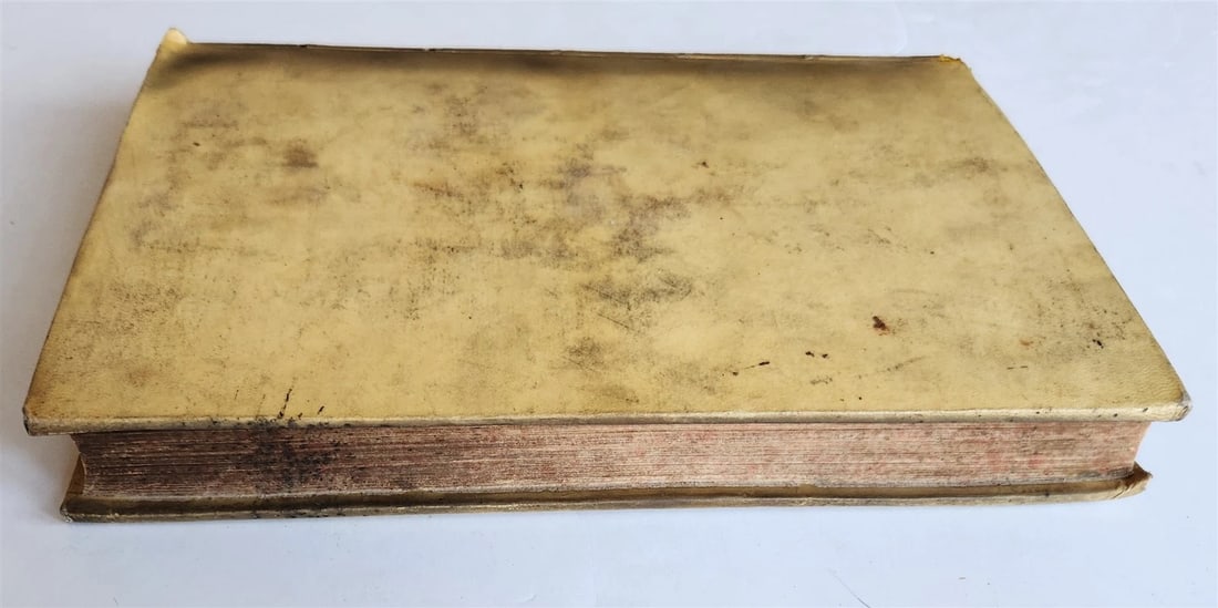 1561 COMMENTARY on BIBLE BOOK OF JUDGES by Peter Martyr Vermigli antique VELLUM - 8