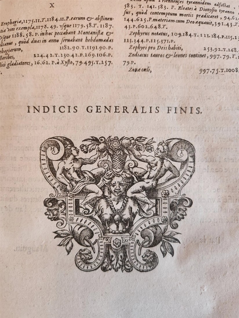 1598 THEOLOGY by TERTULLIAN antique FOLIO 16th century - 19
