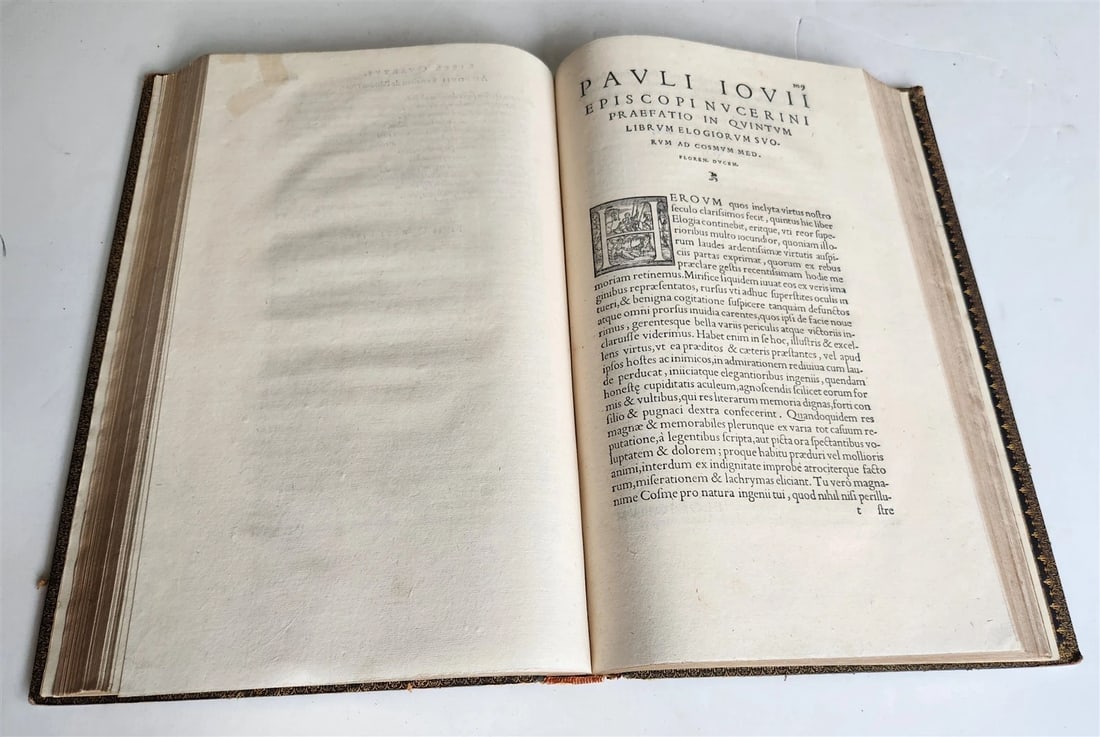 1573 PAOLO GIOVIO Elogia virorum antique 16th century FOLIO HISTORY BIOGRAPHIES - 6