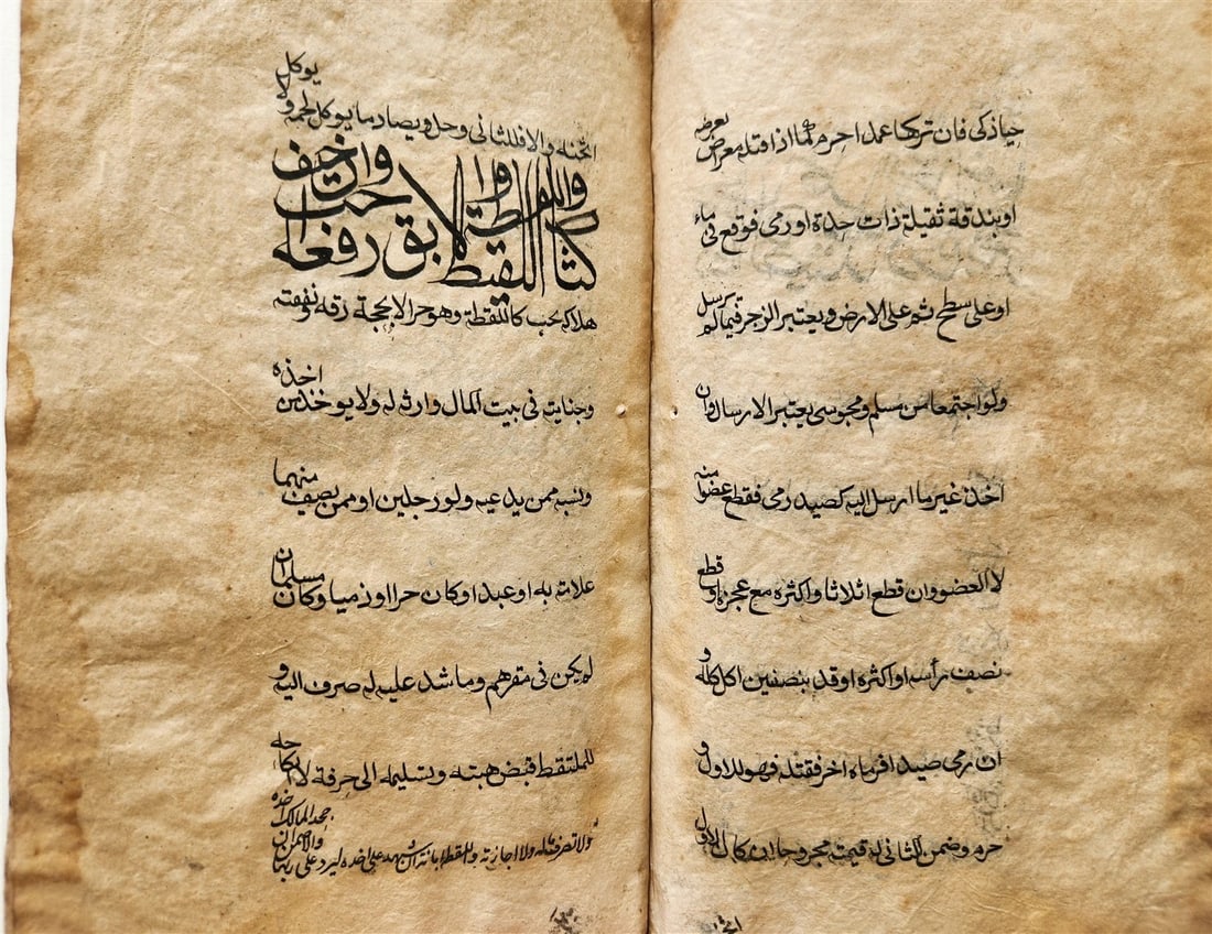 16th-17th century ISLAMIC LAW MANUSCRIPT in ARABIC antique SHARIA FIQH - 20
