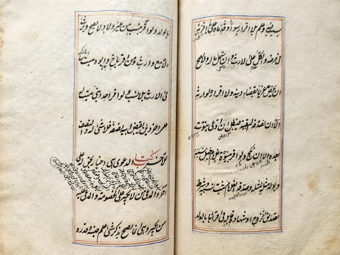 1839 ISLAMIC LAW ARABIC MANUSCRIPT antique An-Nukaya mukhtasar al-Wiqayah - 17