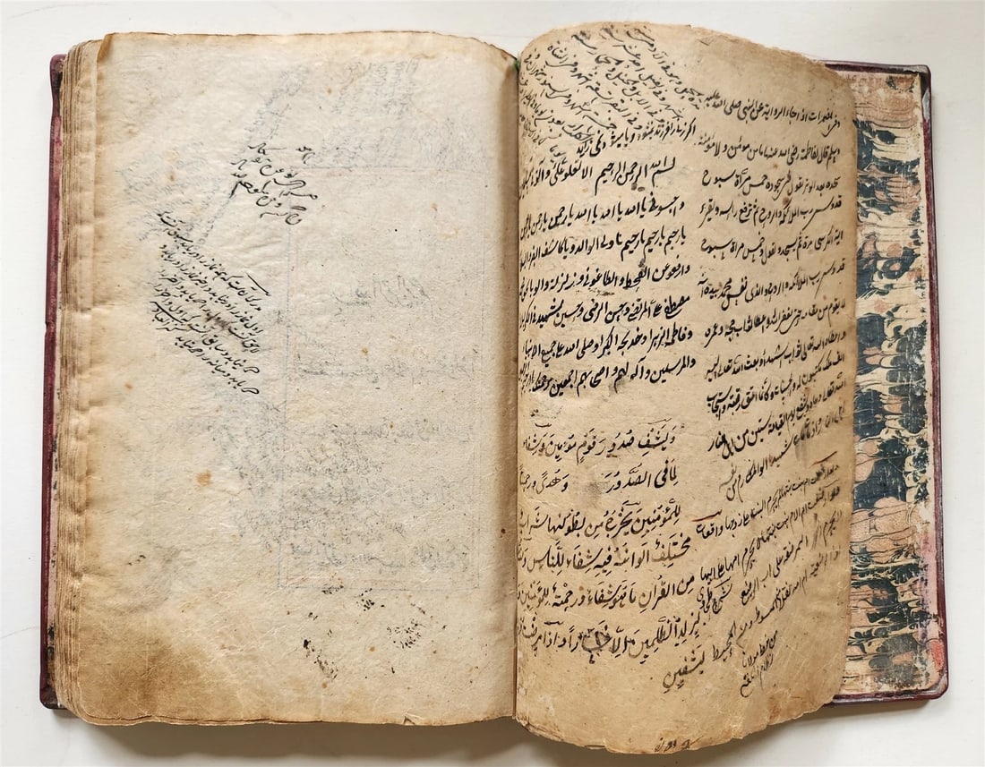 1839 ISLAMIC LAW ARABIC MANUSCRIPT antique An-Nukaya mukhtasar al-Wiqayah - 5