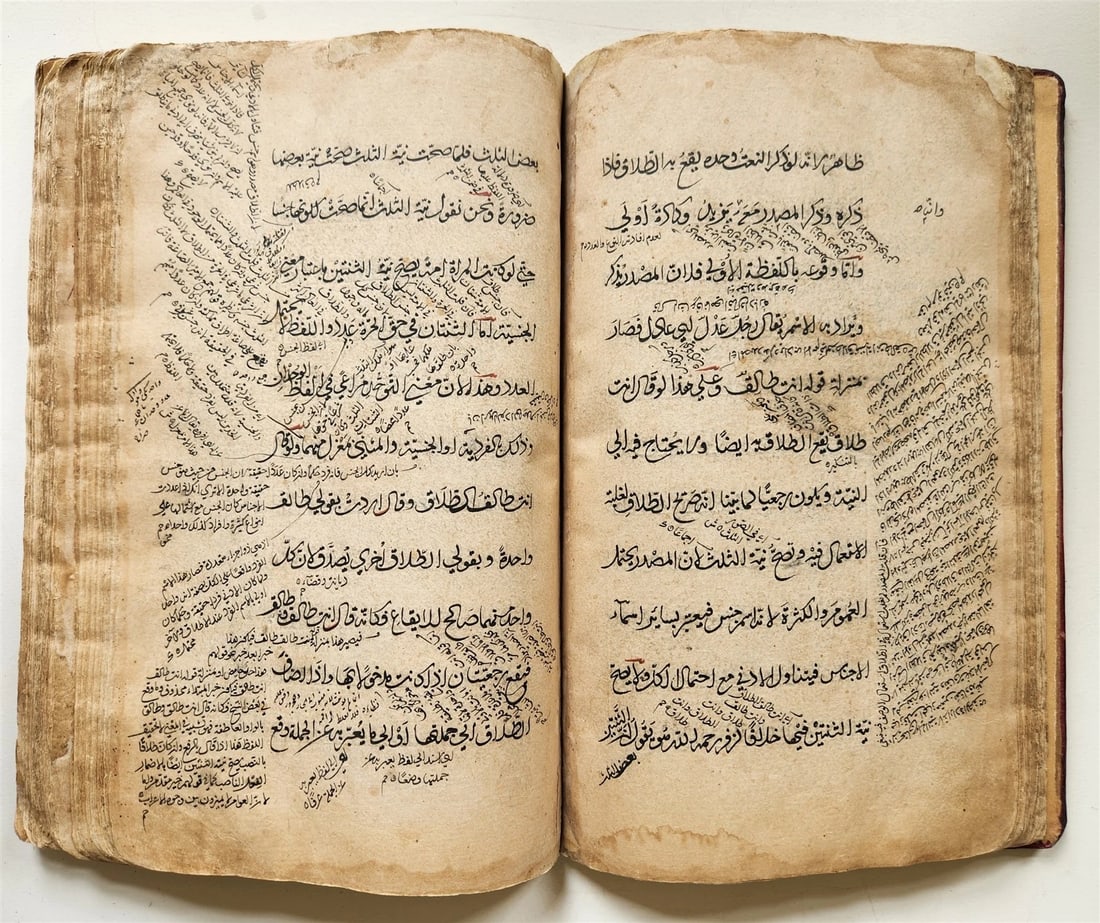 18th cent. ISLAMIC LAW ARABIC MANUSCRIPT antique Al-Hidayah SHARIA FIQH TREATISE - 12