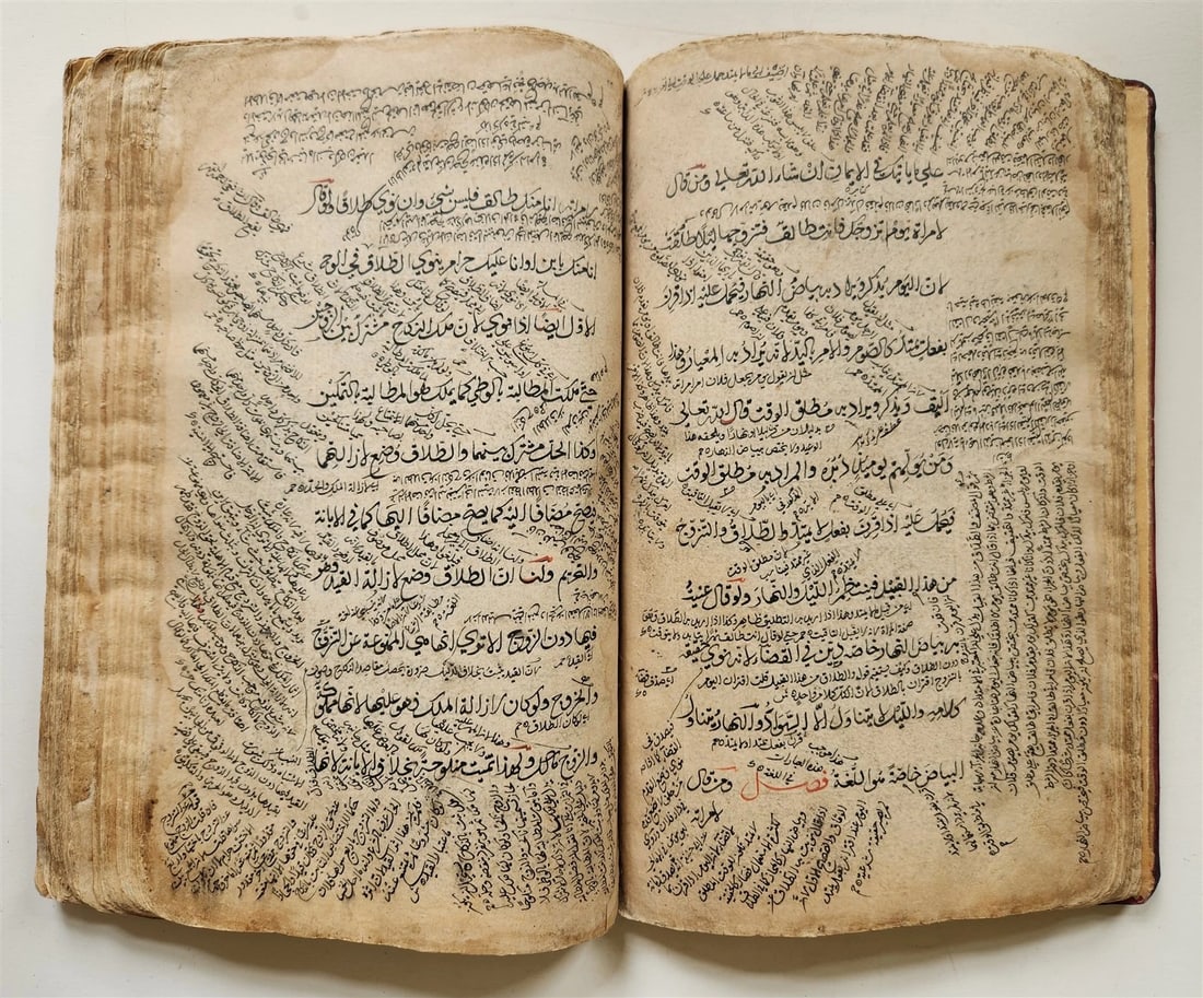 18th cent. ISLAMIC LAW ARABIC MANUSCRIPT antique Al-Hidayah SHARIA FIQH TREATISE - 14