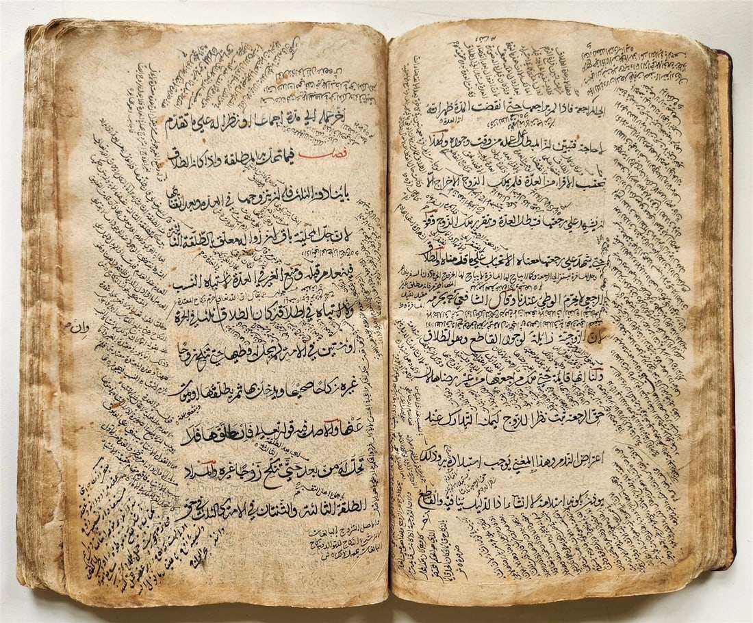18th cent. ISLAMIC LAW ARABIC MANUSCRIPT antique Al-Hidayah SHARIA FIQH TREATISE - 15
