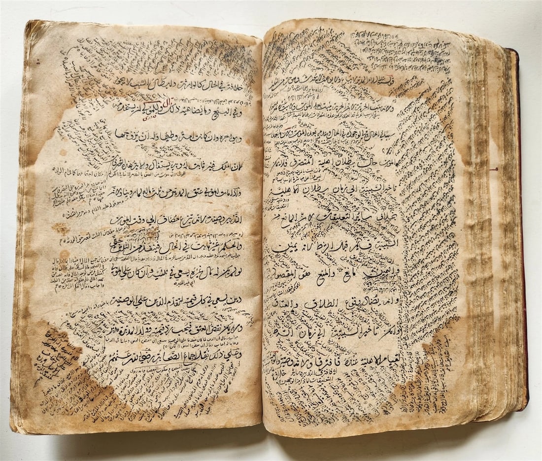 18th cent. ISLAMIC LAW ARABIC MANUSCRIPT antique Al-Hidayah SHARIA FIQH TREATISE - 17
