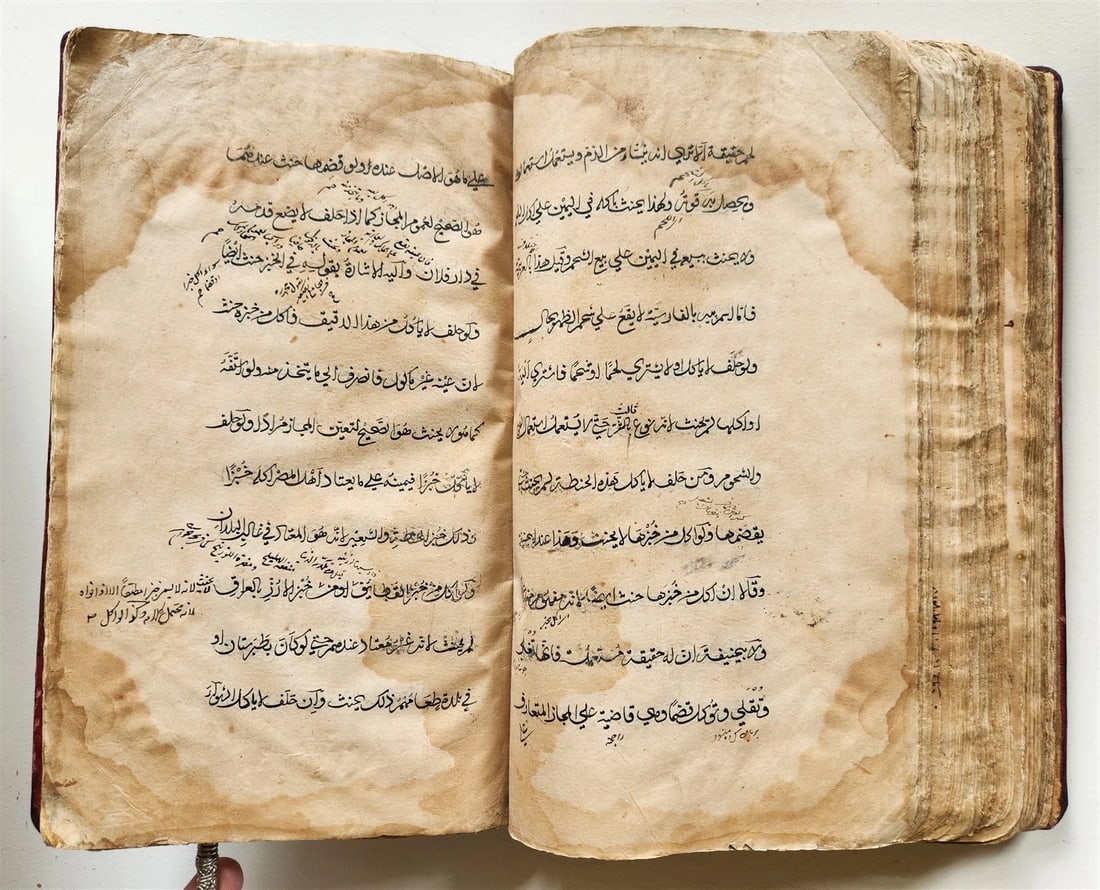 18th cent. ISLAMIC LAW ARABIC MANUSCRIPT antique Al-Hidayah SHARIA FIQH TREATISE - 18