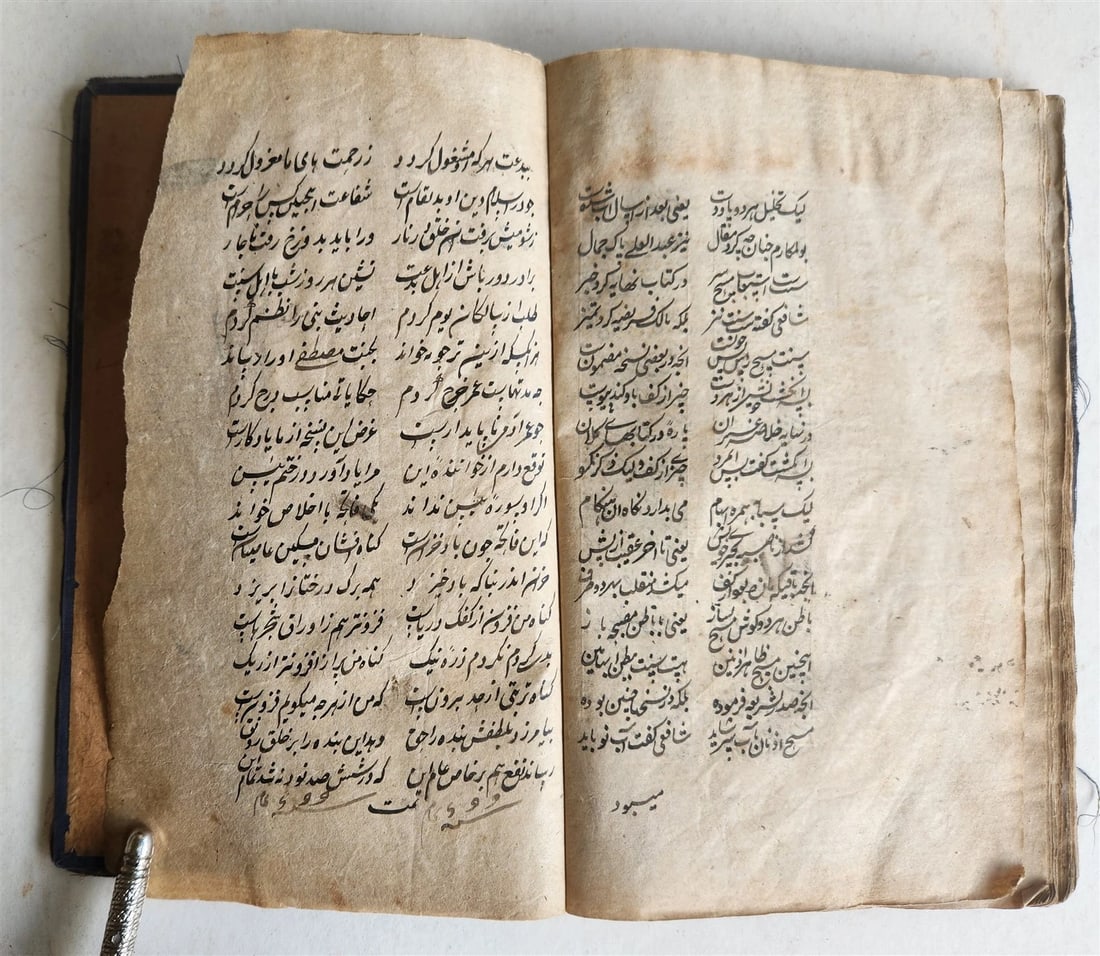 19th century FARSI MANUSCRIPT antique by MASLAK AL-MUTTAQIN HAND WRITTEN Hikaya - 13