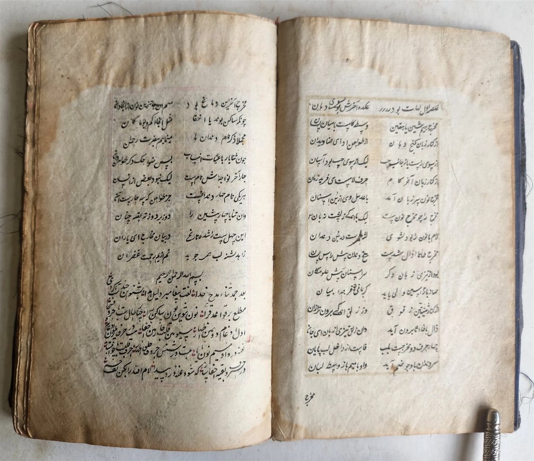 19th century FARSI MANUSCRIPT antique by MASLAK AL-MUTTAQIN HAND WRITTEN Hikaya - 4