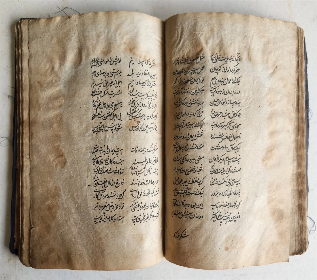 19th century FARSI MANUSCRIPT antique by MASLAK AL-MUTTAQIN HAND WRITTEN Hikaya - 8