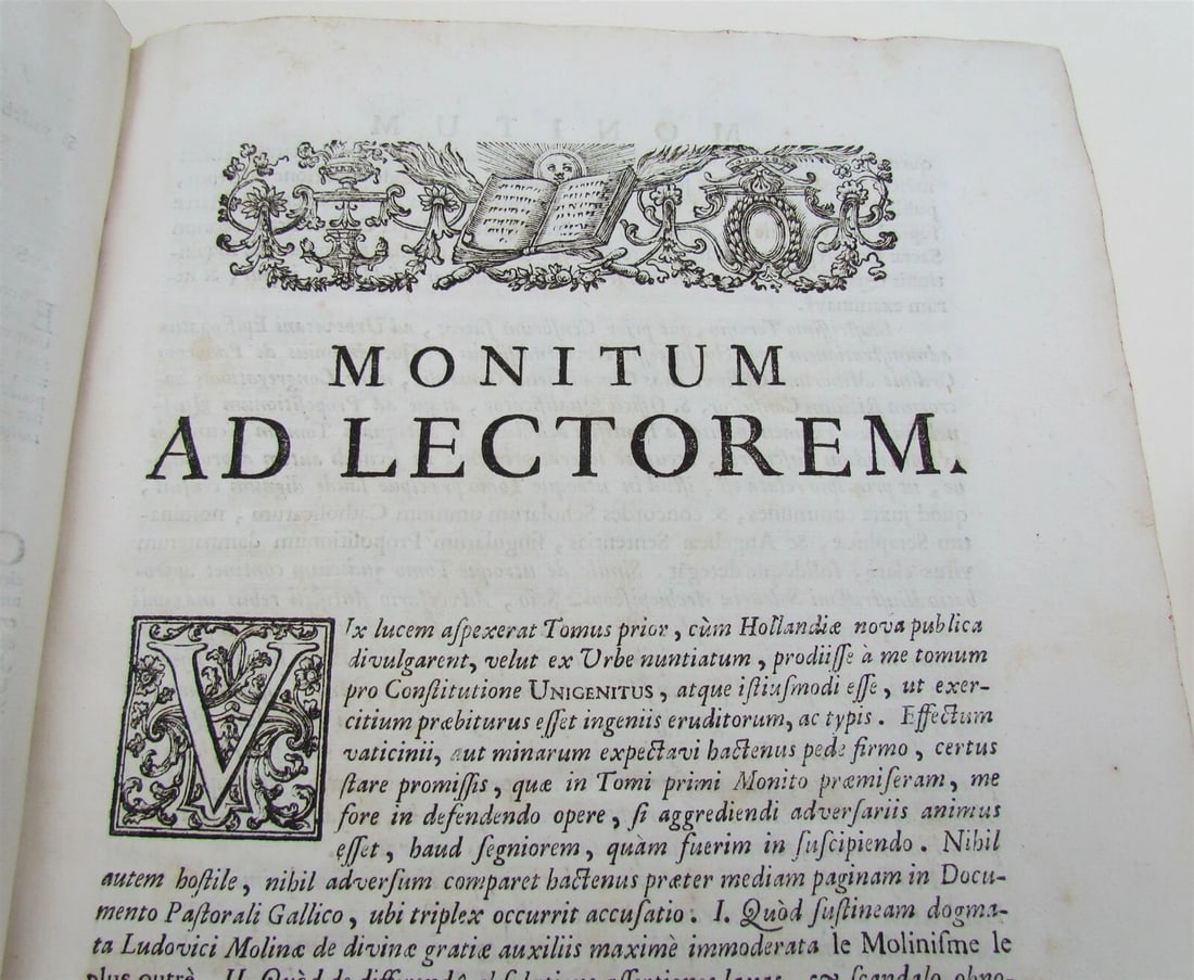 1719 ANTIQUE VELLUM BOUND FOLIO Clementis Papae XI Contitutio Unigenitus - 7