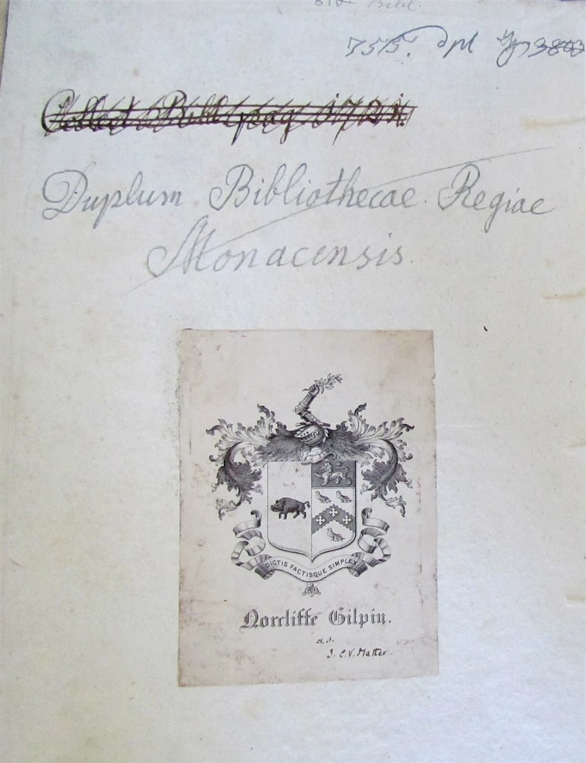 1698 BIBLE NEW TESTAMENT Novum testamentum antique VELLUM BOUND MASSIVE FOILO - 3