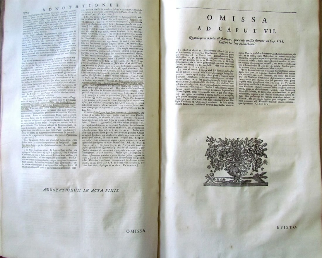 1698 BIBLE NEW TESTAMENT Novum testamentum antique VELLUM BOUND MASSIVE FOILO - 8