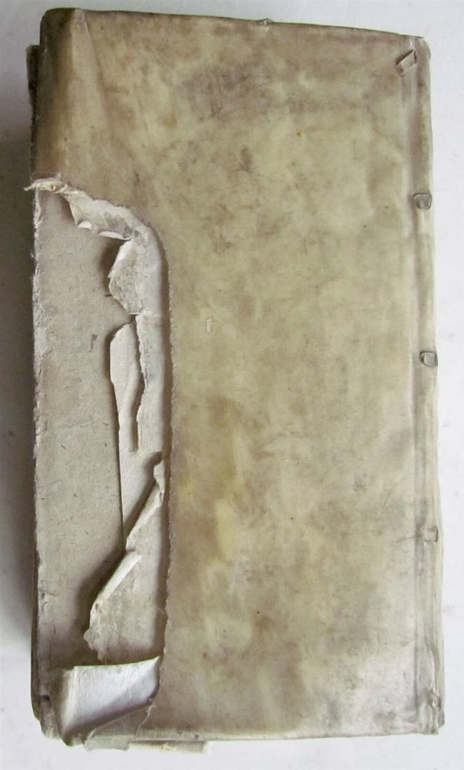 1670 PUBLII TERENTII COMOEDIAE SEX VELLUM BOUND antique - 3