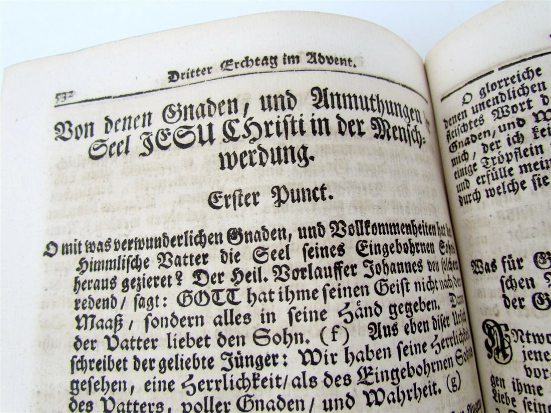 1758 SPANISH JESUIT LUDOVICI DE PONTE antique GERMAN BLINDSTAMPED PIGSKIN CLASPS - 8
