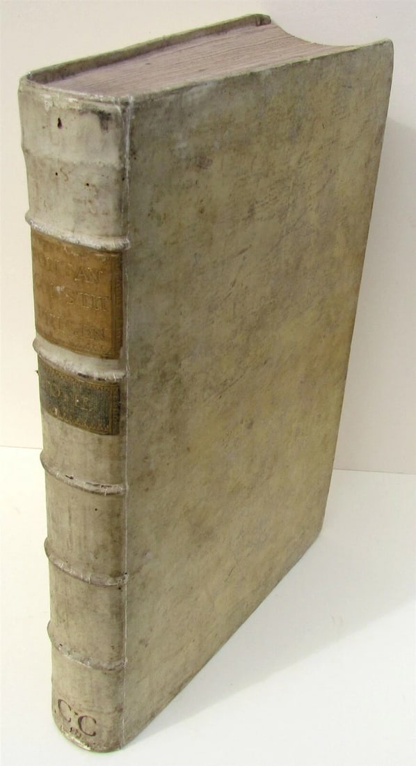 1721 ANTIQUE VELLUM BOUND FOLIO Clementis Papae XI Contitutio Unigenitus (1 of 5)