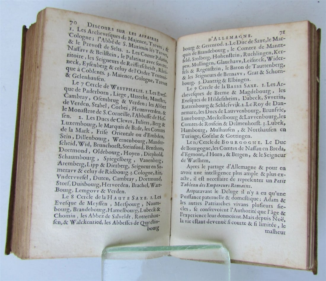 1658 POLICY of HOUSE of AUSTRIA GERMAN AFFAIRS antique VELLUM BOUND ELZEVIR PUBL - 5
