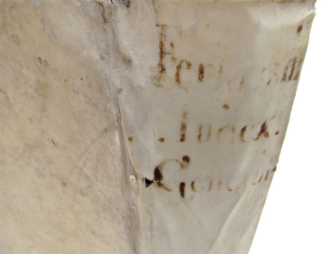 1741 VELLUM BOUND ANTIQUE FOLIO by Nicolai Fermosini Hispani Episcopi V.14 - 2